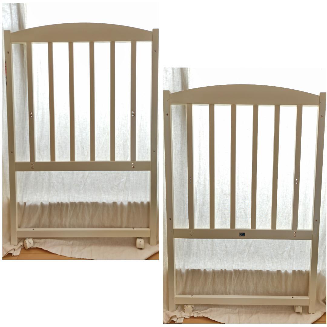 専用　YAMASAKI　やまさき　国産　収納付きハイタイプベビーベット　新生児