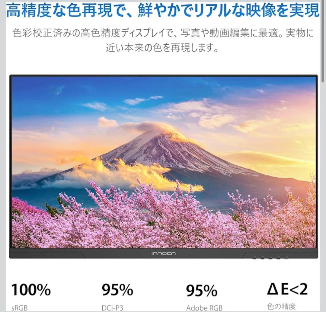 ディスプレイ・モニター本体 INNOCN 27D1U