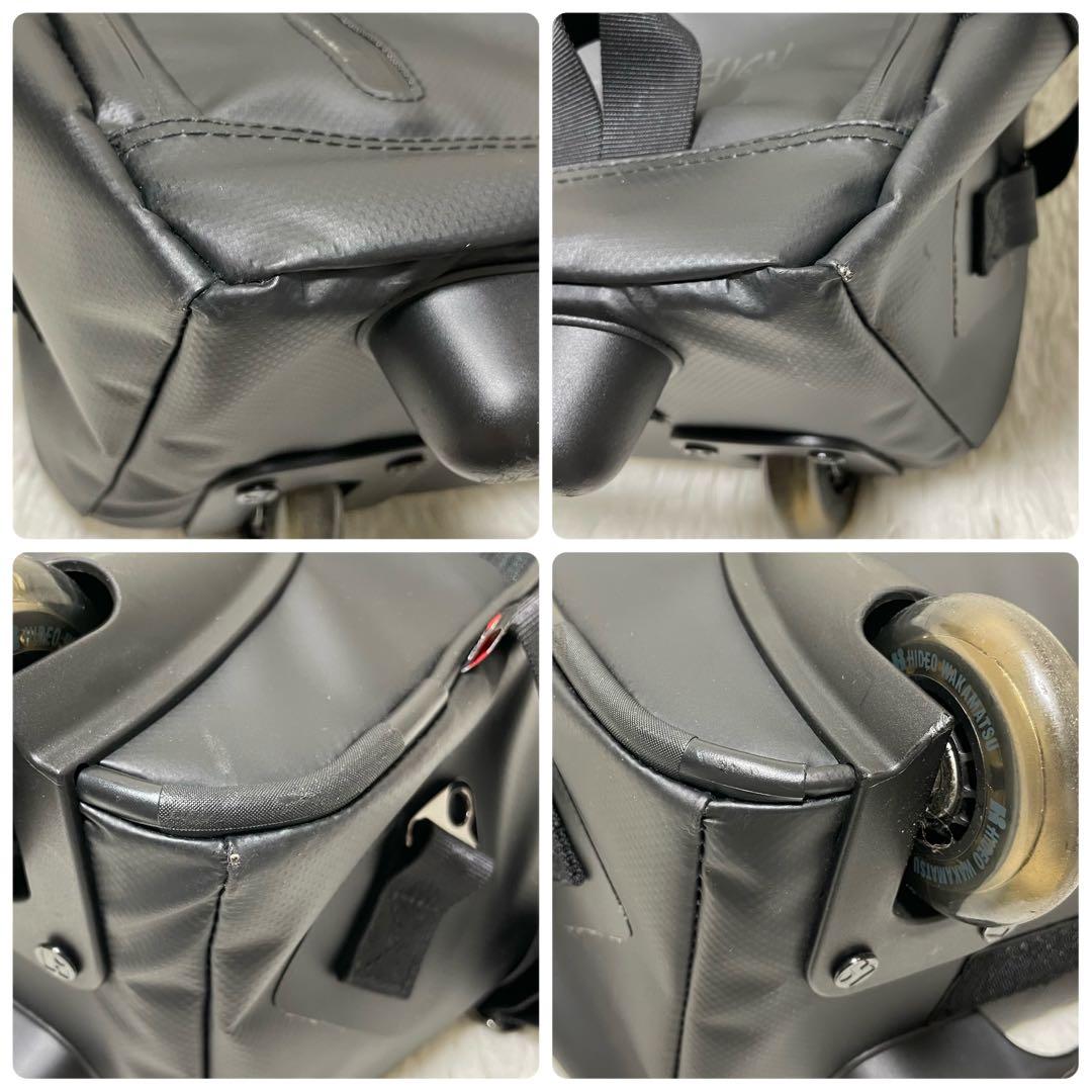 美品✨ HIDEO WAKAMATSU リュックキャリー　2WAY ブラック