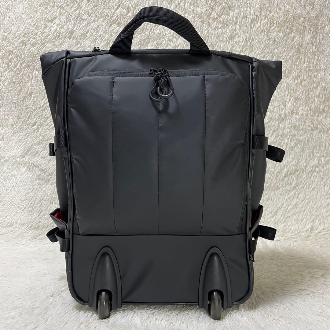 美品✨ HIDEO WAKAMATSU リュックキャリー　2WAY ブラック