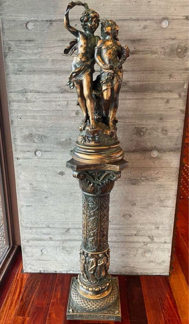 大人気　129cm イタリア製　置物 花台　天使　SELECTED by NBC