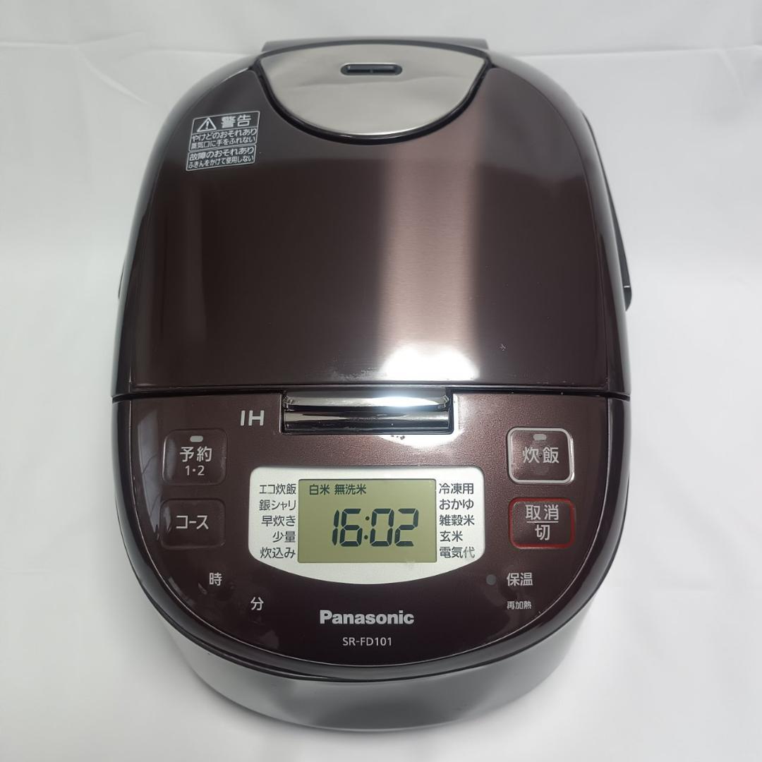 Panasonic IH炊飯器 SR-FD101 5合 ダークブラウン