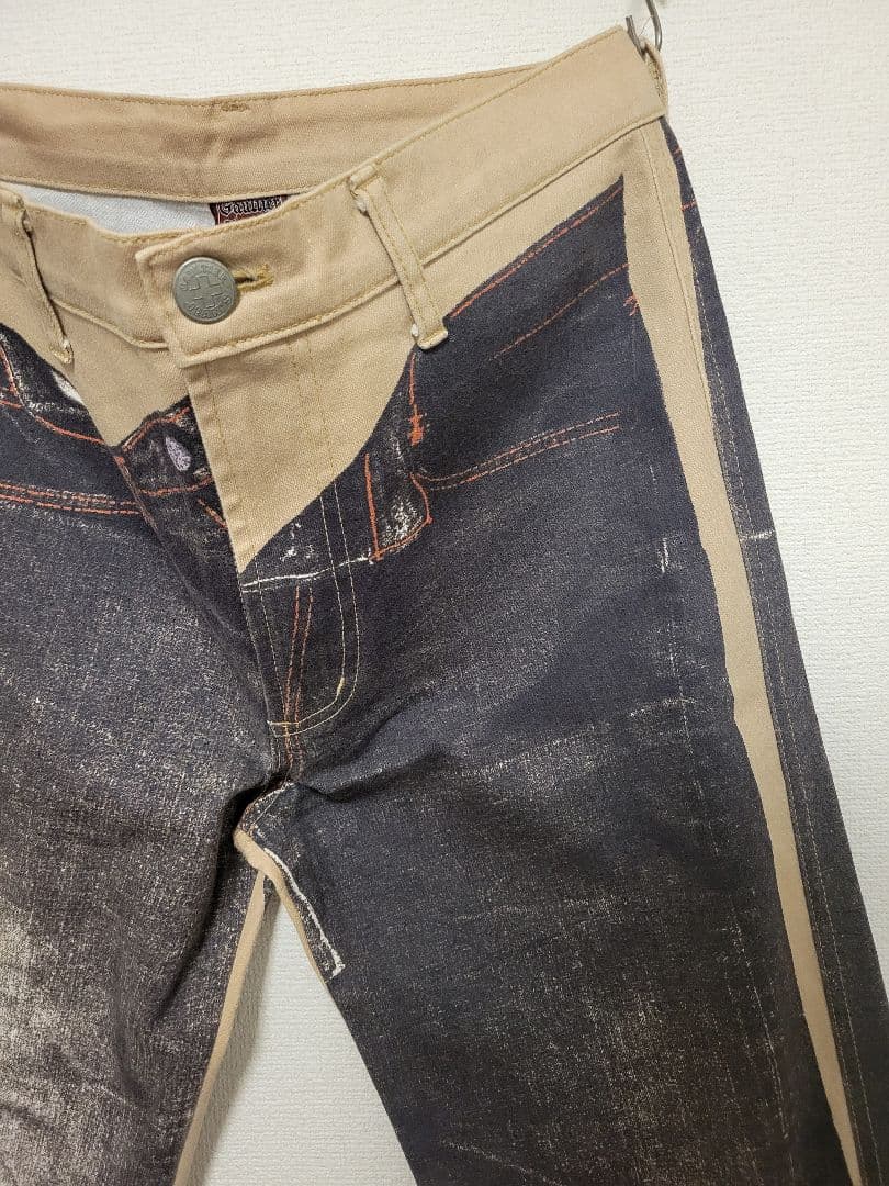 ゴルチエジーンズ トロンプルイユ パンツ