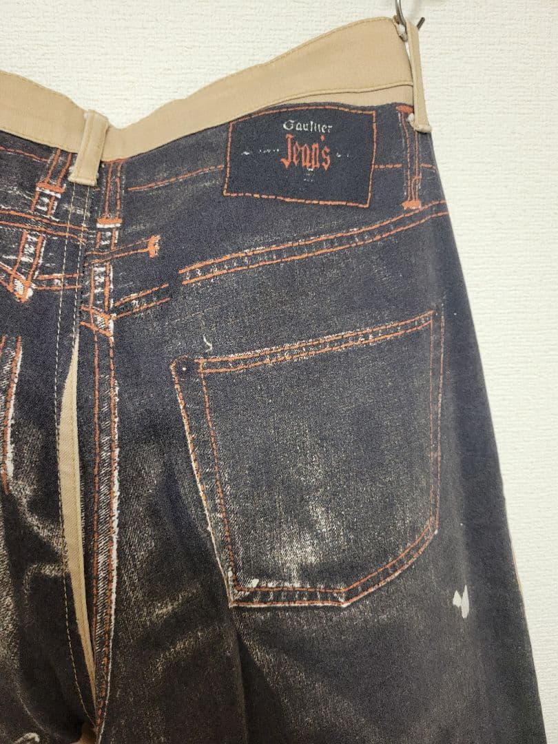 ゴルチエジーンズ トロンプルイユ パンツ