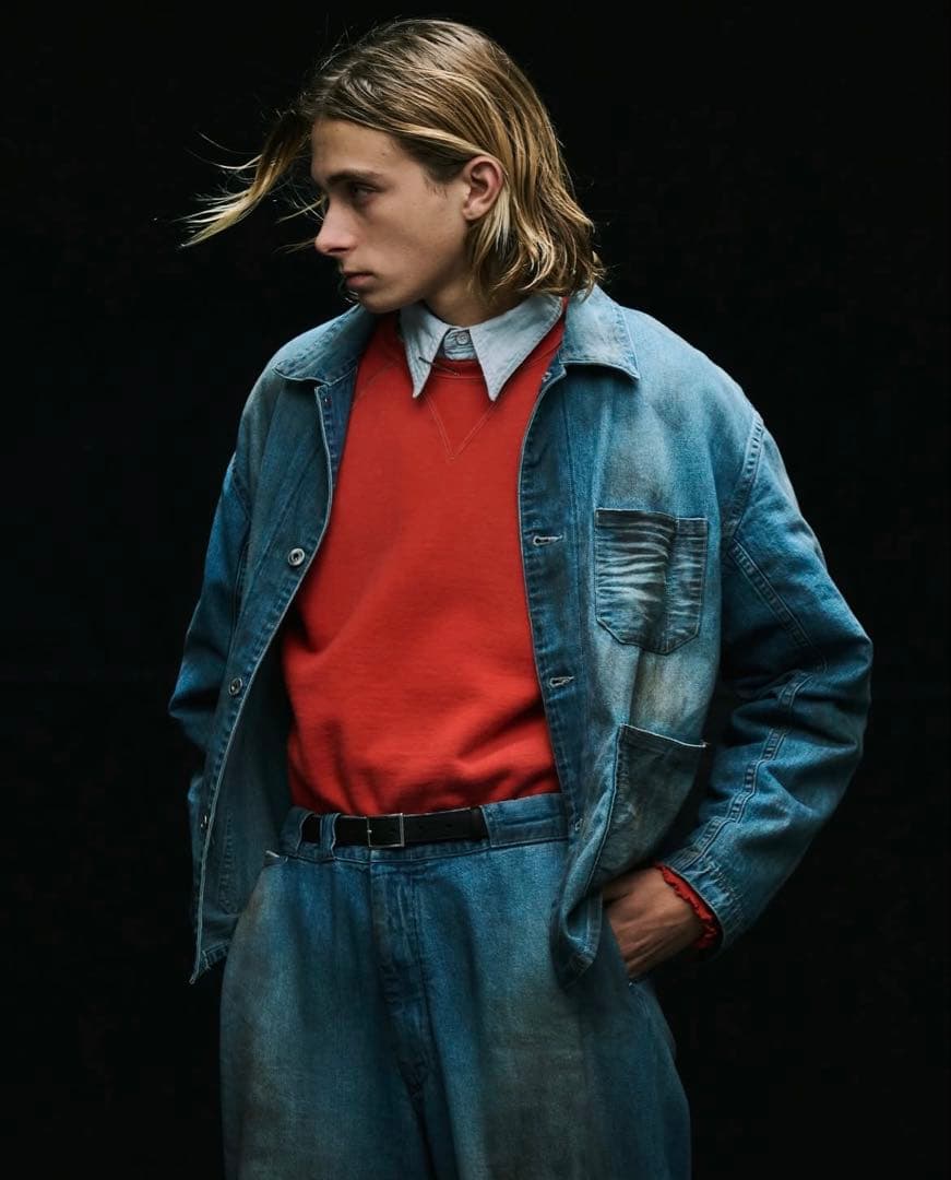 トップス A.PRESSE Vintage Double V Sweatshirt