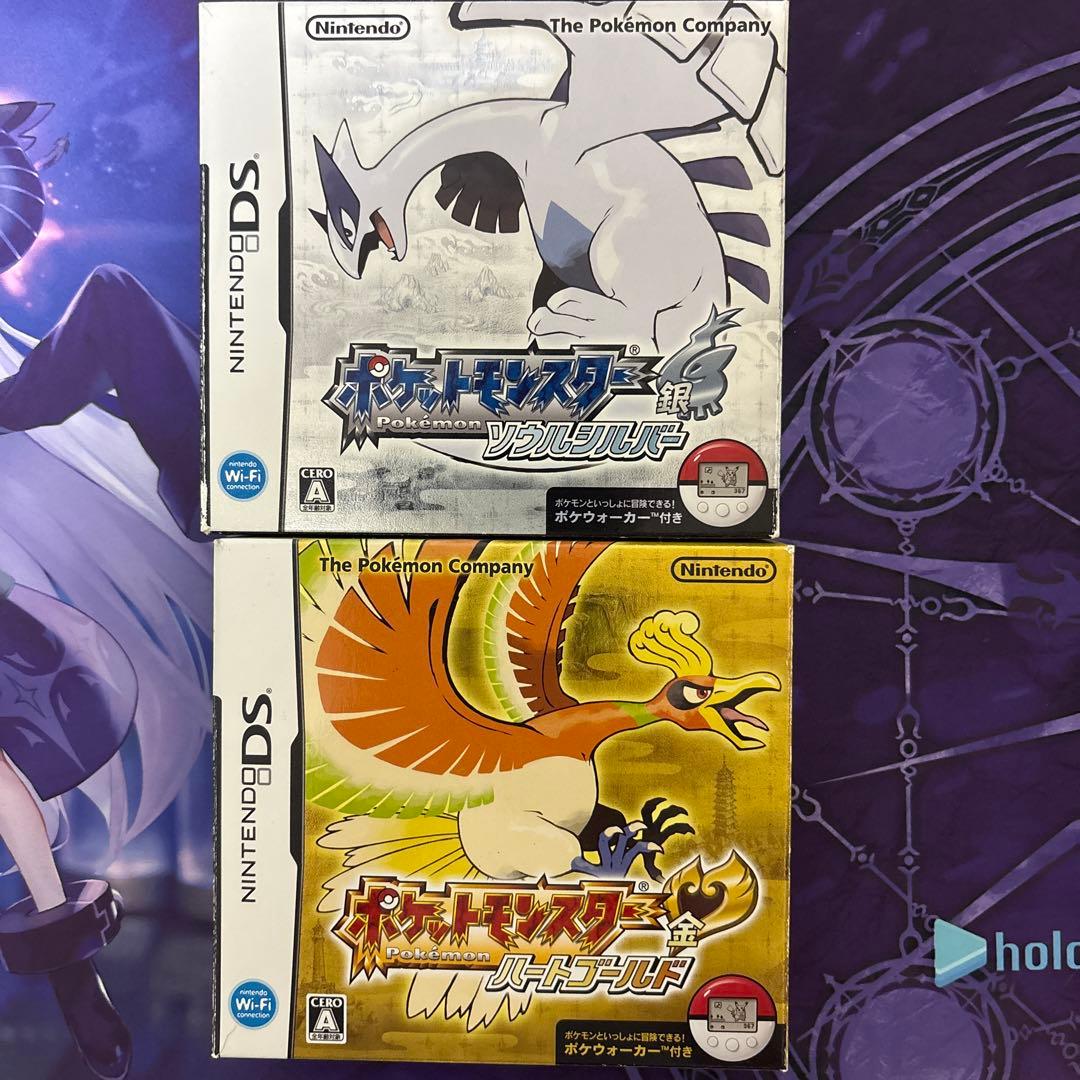 ポケットモンスター　ハートゴールド　ソウルシルバー　箱・ポケウォーカー付き