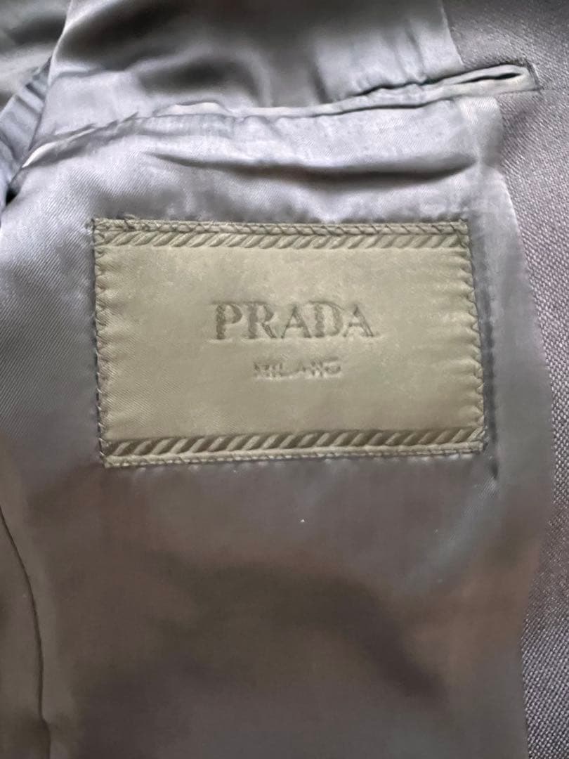 PRADA ビジネスジャケット ネイビー 48R