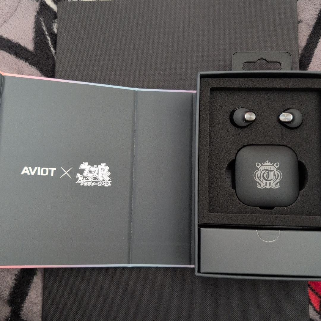AVIOT ウマ娘 コラボ ワイヤレスイヤホン ブラック