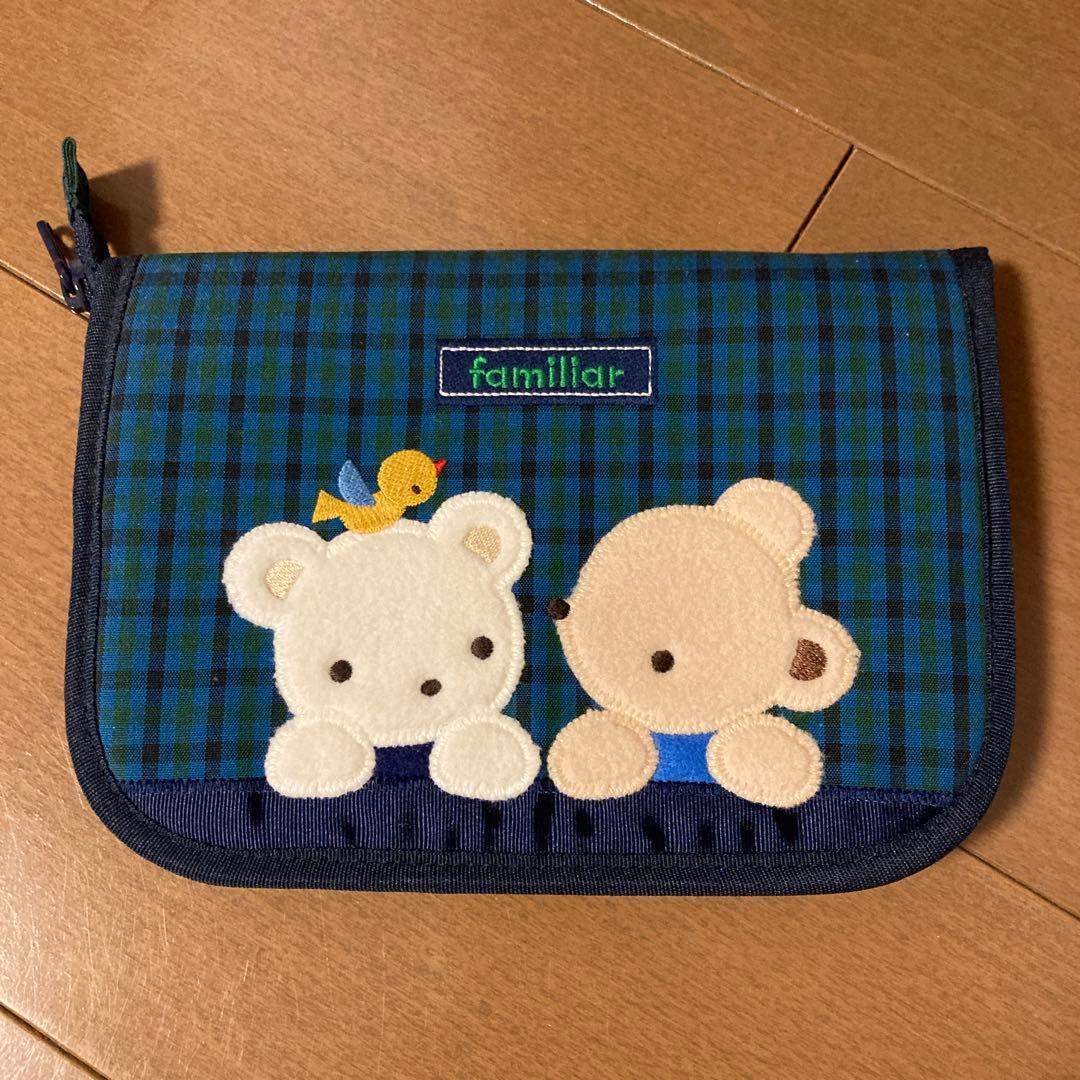 最終お値下げ♡familiar♡母子手帳ケース♡美品♡
