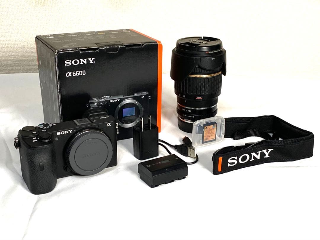 SONY α6600 Tamron f2.8ズームレンズ SDカード64GB