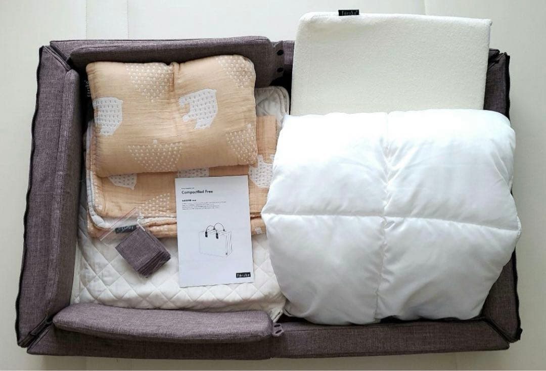 タイムセール！最終値下げ！！ファルスカ　コンパクトベッド　ランジブラウン