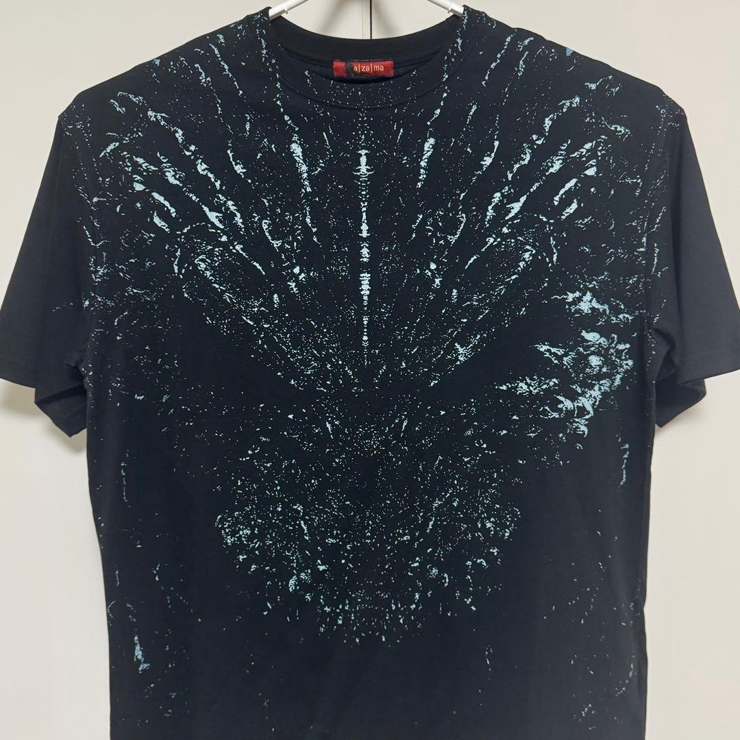 L hazama ゴジラ-1.0 フェイスTシャツ ターコイズ