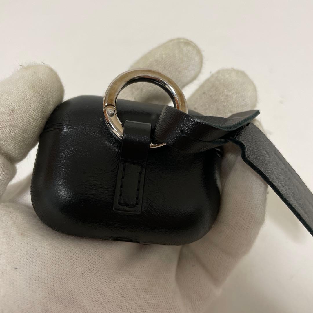 YSL サンローラン レザー AirPods Pro ケース ブラック 中古