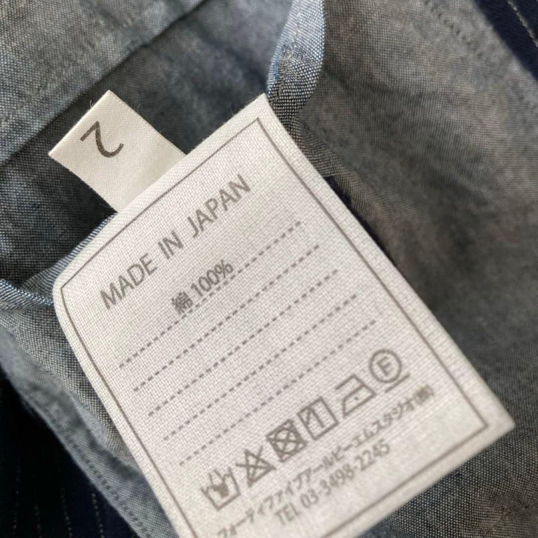 45R インディゴピンストライプ　ジャケット