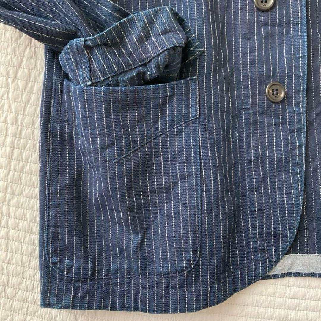 45R インディゴピンストライプ　ジャケット