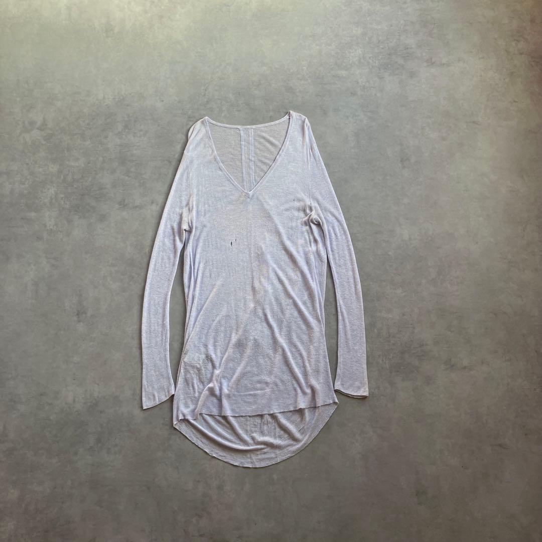 トップス 00s Ann Demeulemeester rayon l/s cutsew