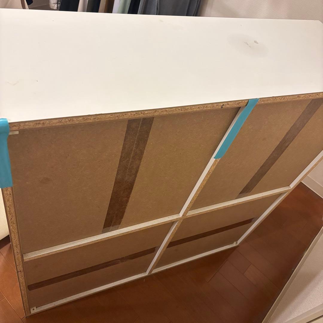 【送料と最低価格にて出品】ホワイト本棚 中型 オープンシェルフ