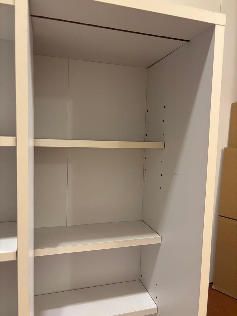 【送料と最低価格にて出品】ホワイト本棚 中型 オープンシェルフ