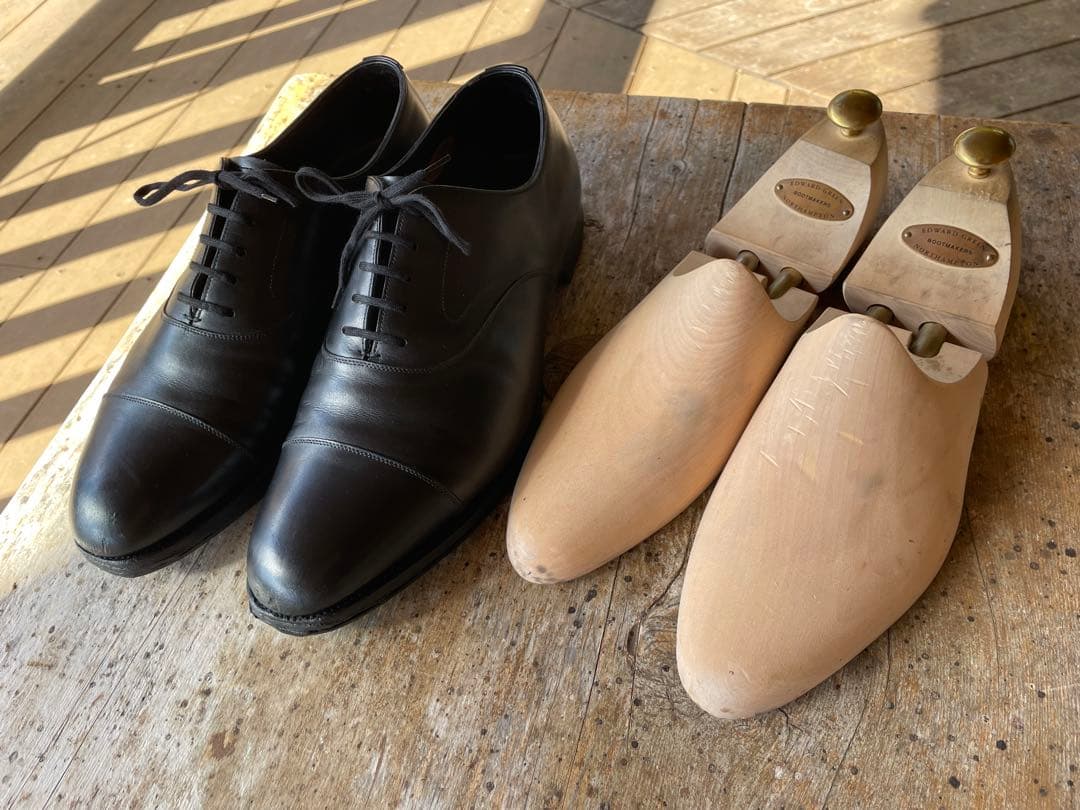 K*1様 エドワードグリーン チェルシー UK10E 純正シューツリー付 202