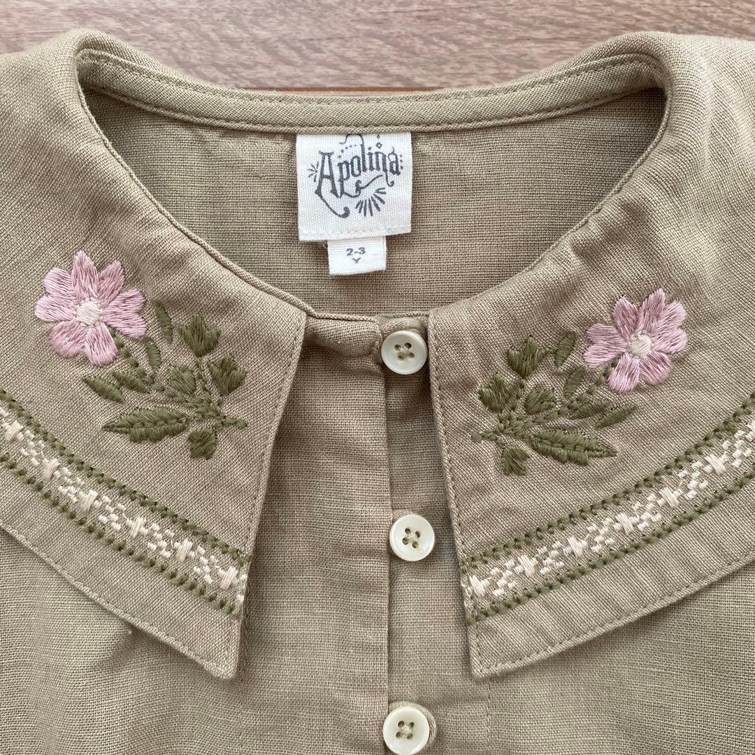【apolina】ブラウス2-3y
