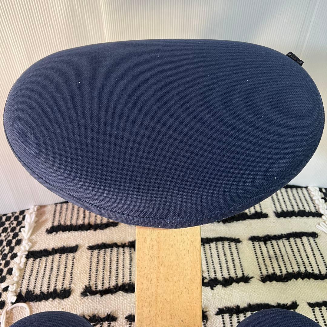 美品✨ Rybo リボ社 バランスイージー バランスチェア ネイビー 姿勢改善