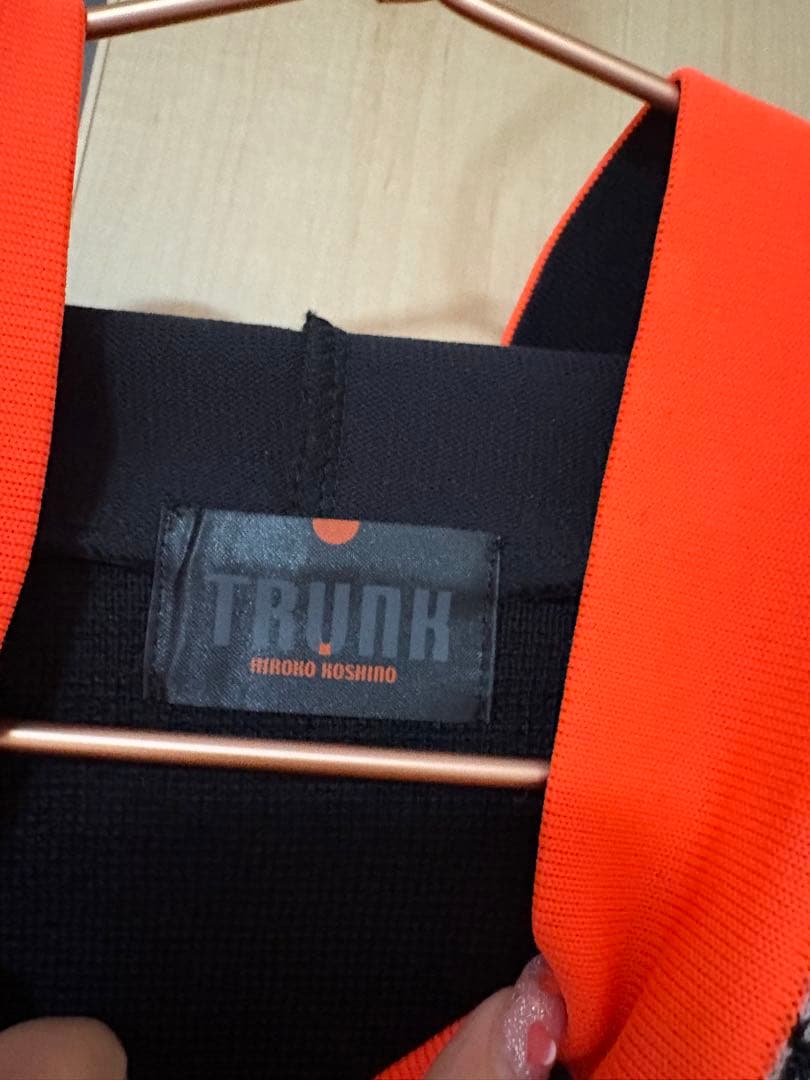 m*i様 セール✨️コシノヒロコ グレンチェックニットパーカー