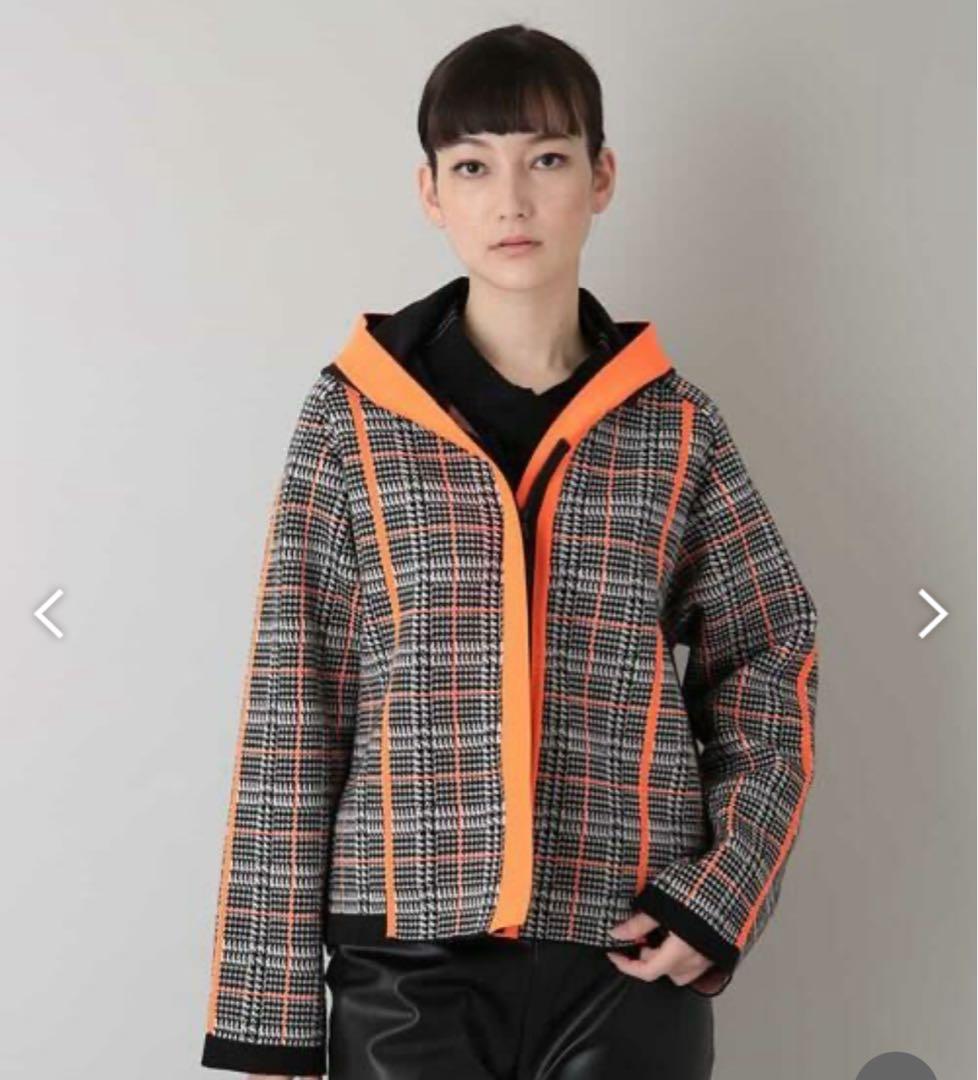 m*i様 セール✨️コシノヒロコ グレンチェックニットパーカー