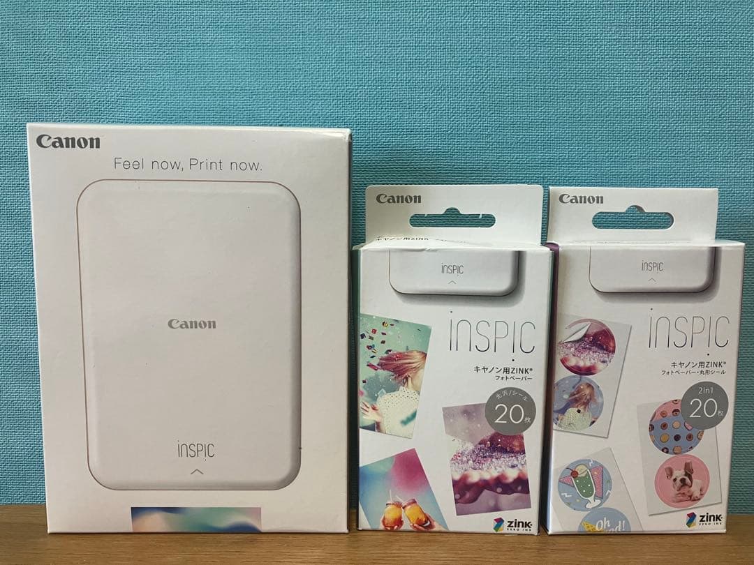 wa⭐︎　Canon inSPIC ミニプリンター + フォトペーパー