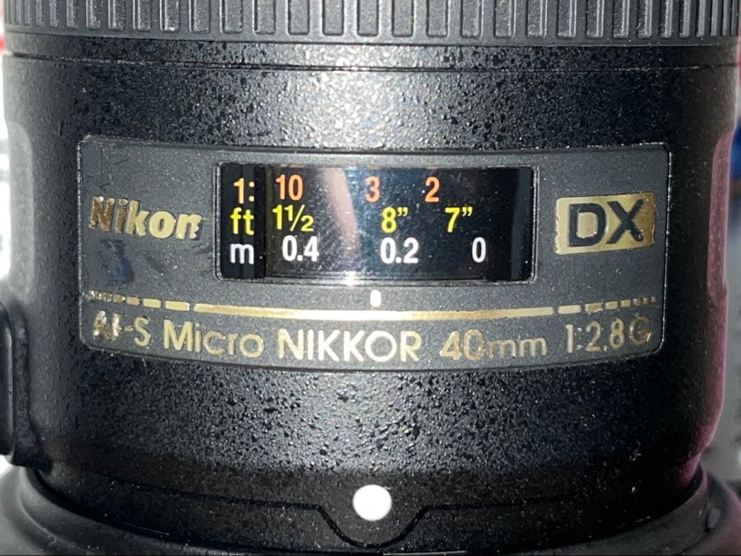 レンズ(単焦点) Nikon AF-S DX Micro NIKKOR 40mm f/1.8G