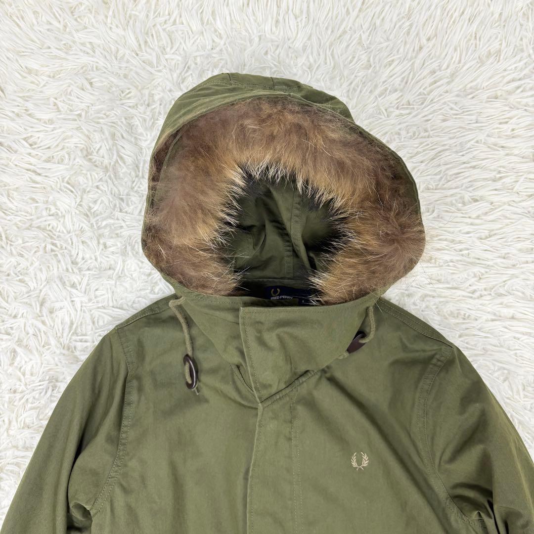 フレッドペリー リアルファー フィッシュテールパーカー モッズコート 8
