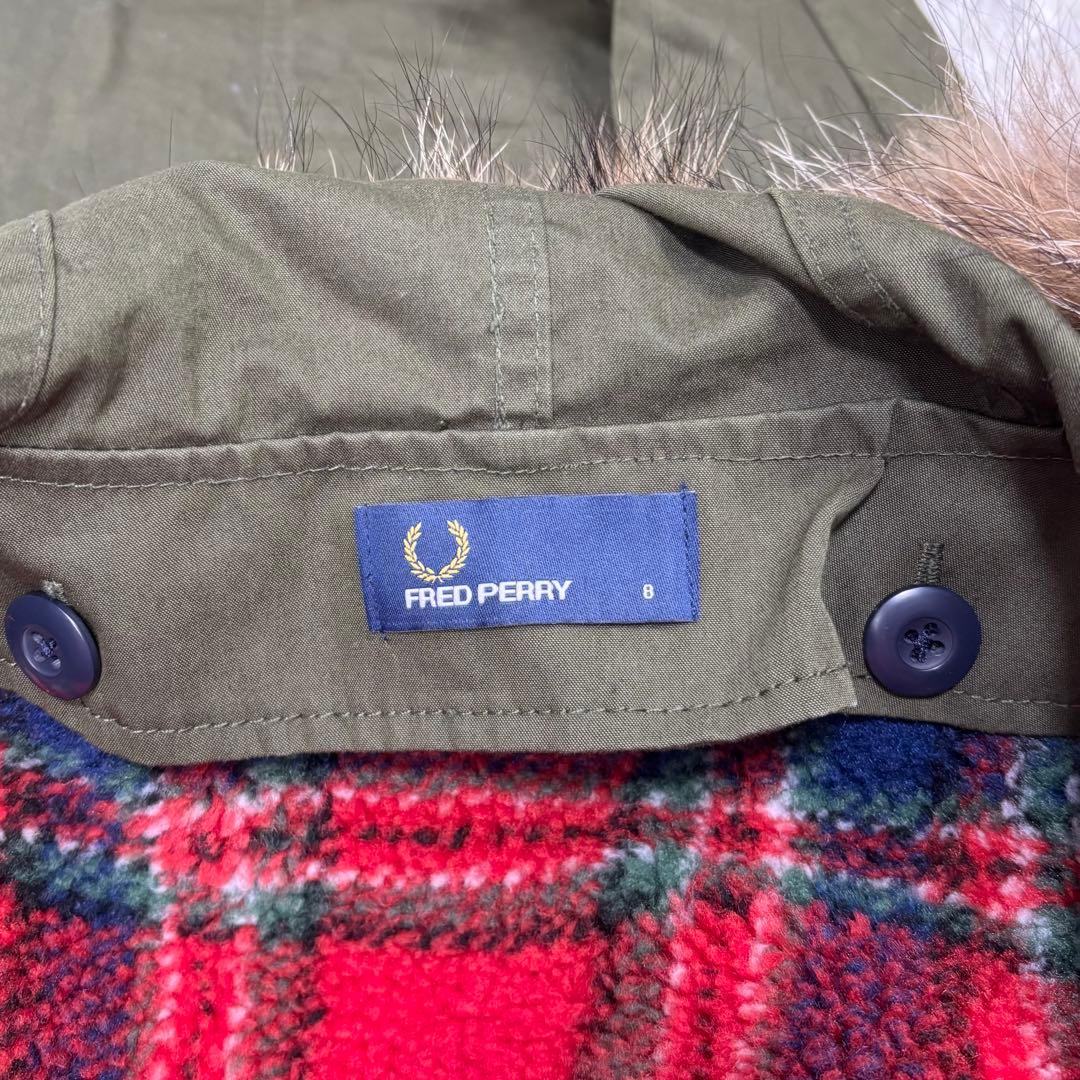 フレッドペリー リアルファー フィッシュテールパーカー モッズコート 8