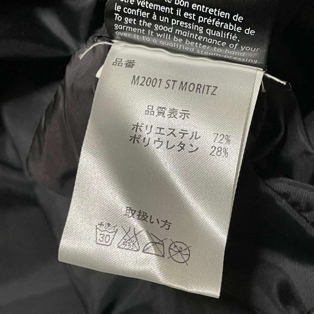 【美品】fusalp フード付き　ダウン　 ブラック　コート　防水コート　極暖