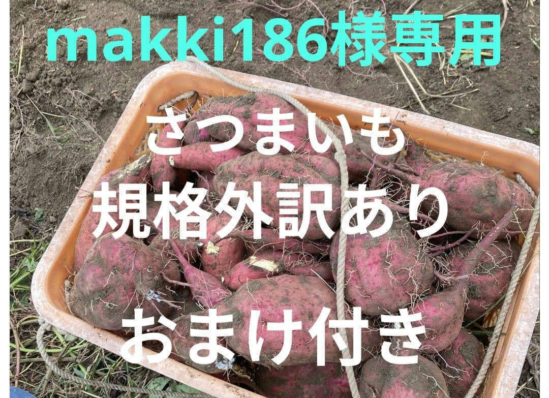 makki186さつまいも規格外訳ありおまけ付き箱込み２０キロ以下