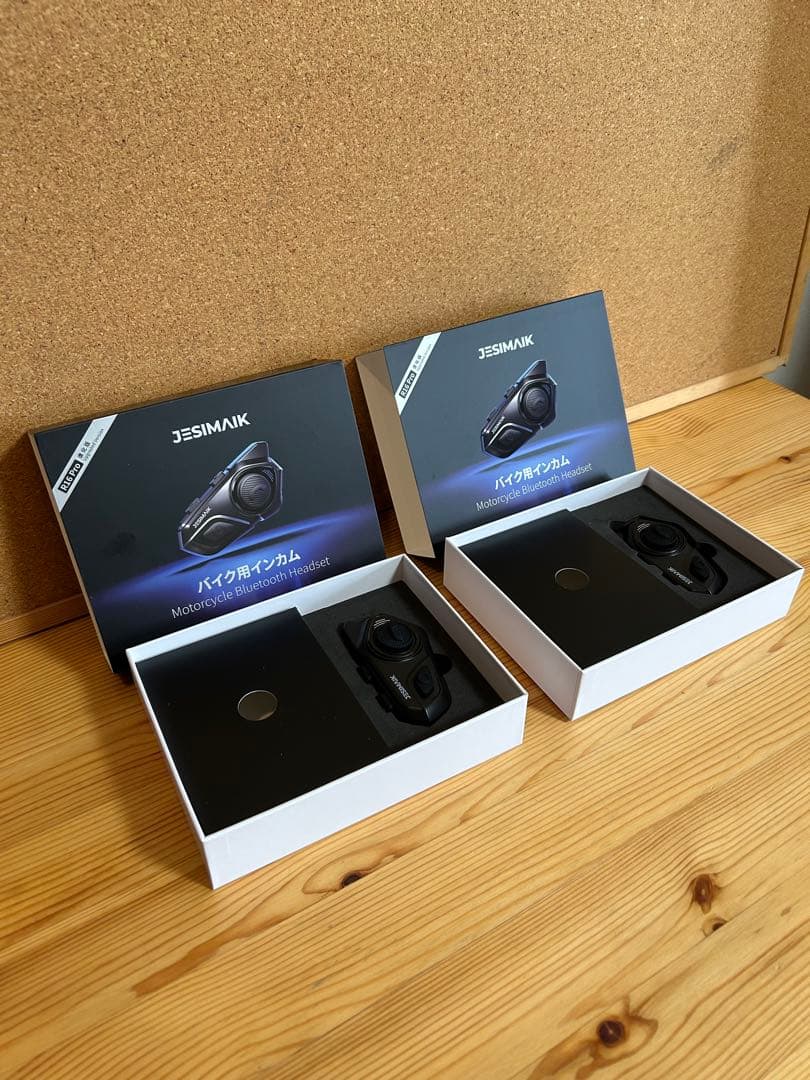 JESIMAIK バイクインカムR16Pro Bluetoothヘッド2台セット