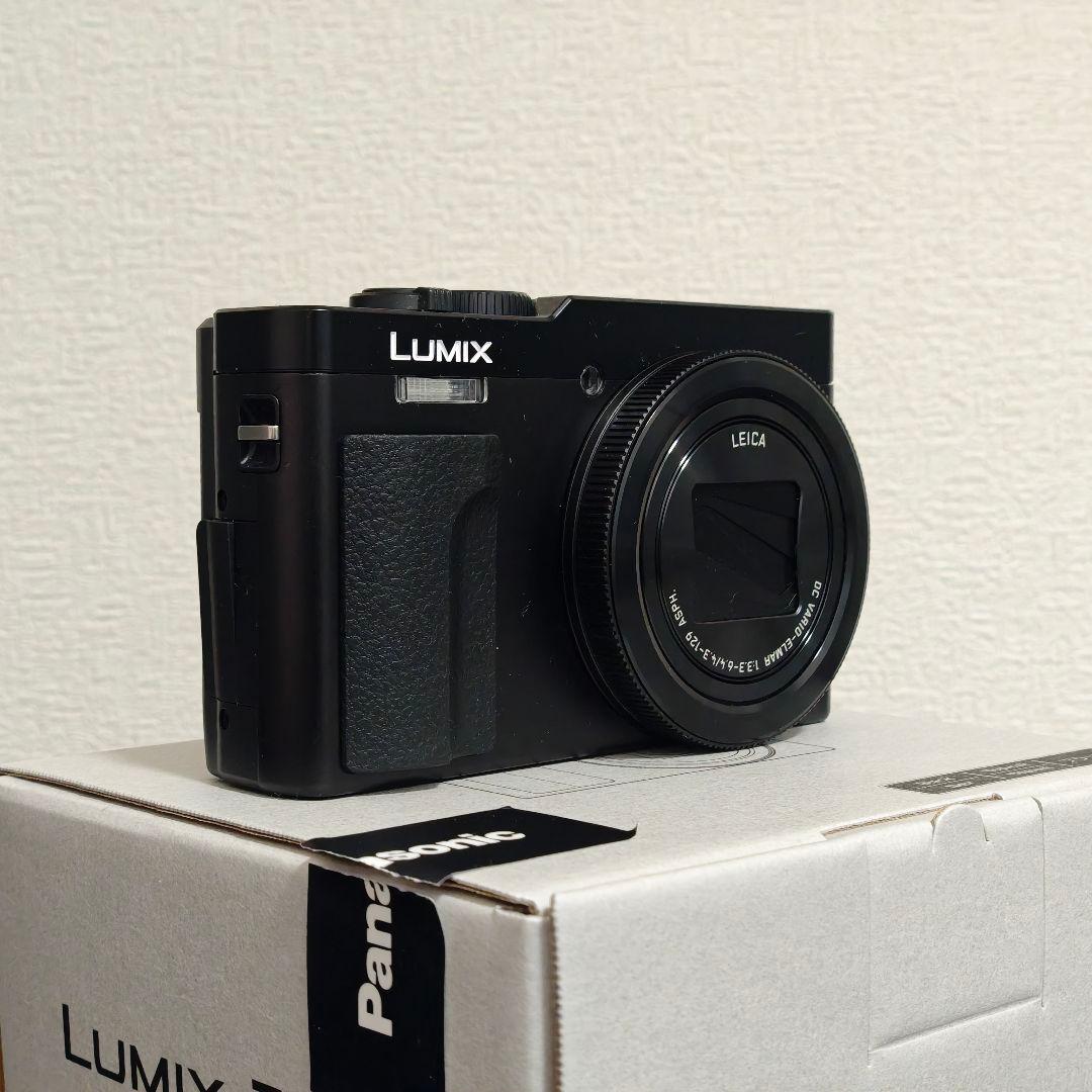 中古美品 LUMIX TZ90 ブラック 本体 2025年7月購入 保証書あり
