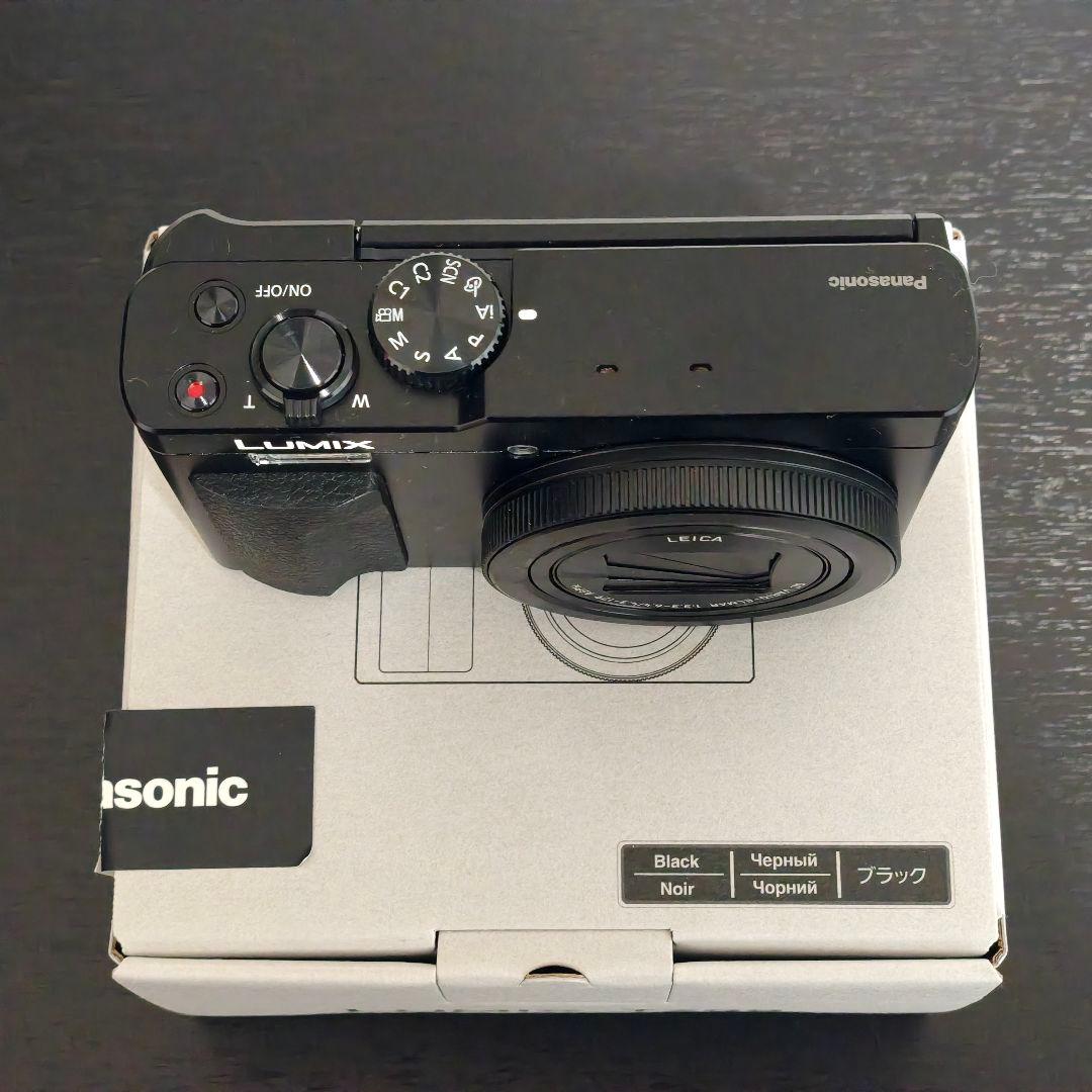 中古美品 LUMIX TZ90 ブラック 本体 2025年7月購入 保証書あり