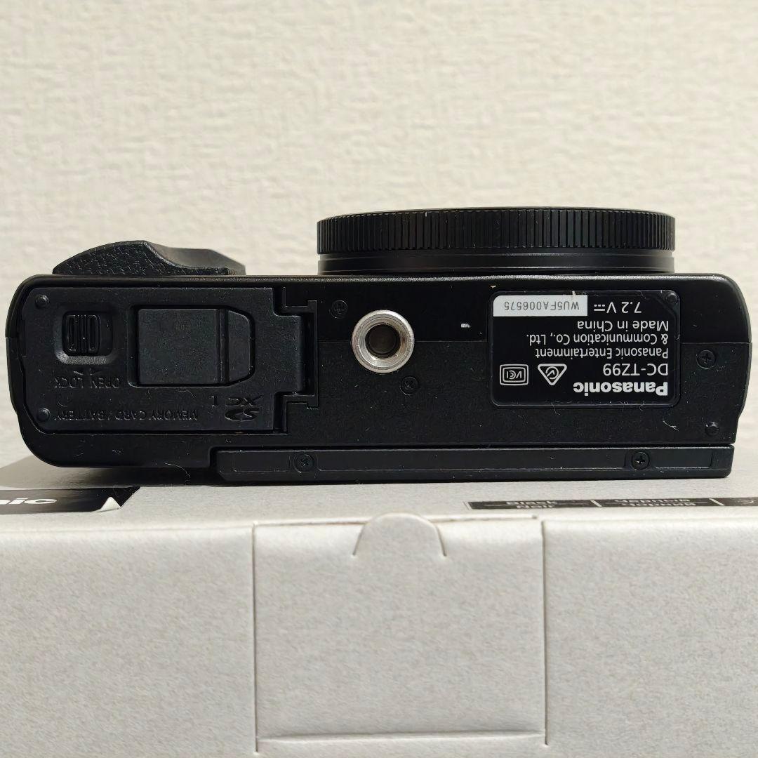 中古美品 LUMIX TZ90 ブラック 本体 2025年7月購入 保証書あり