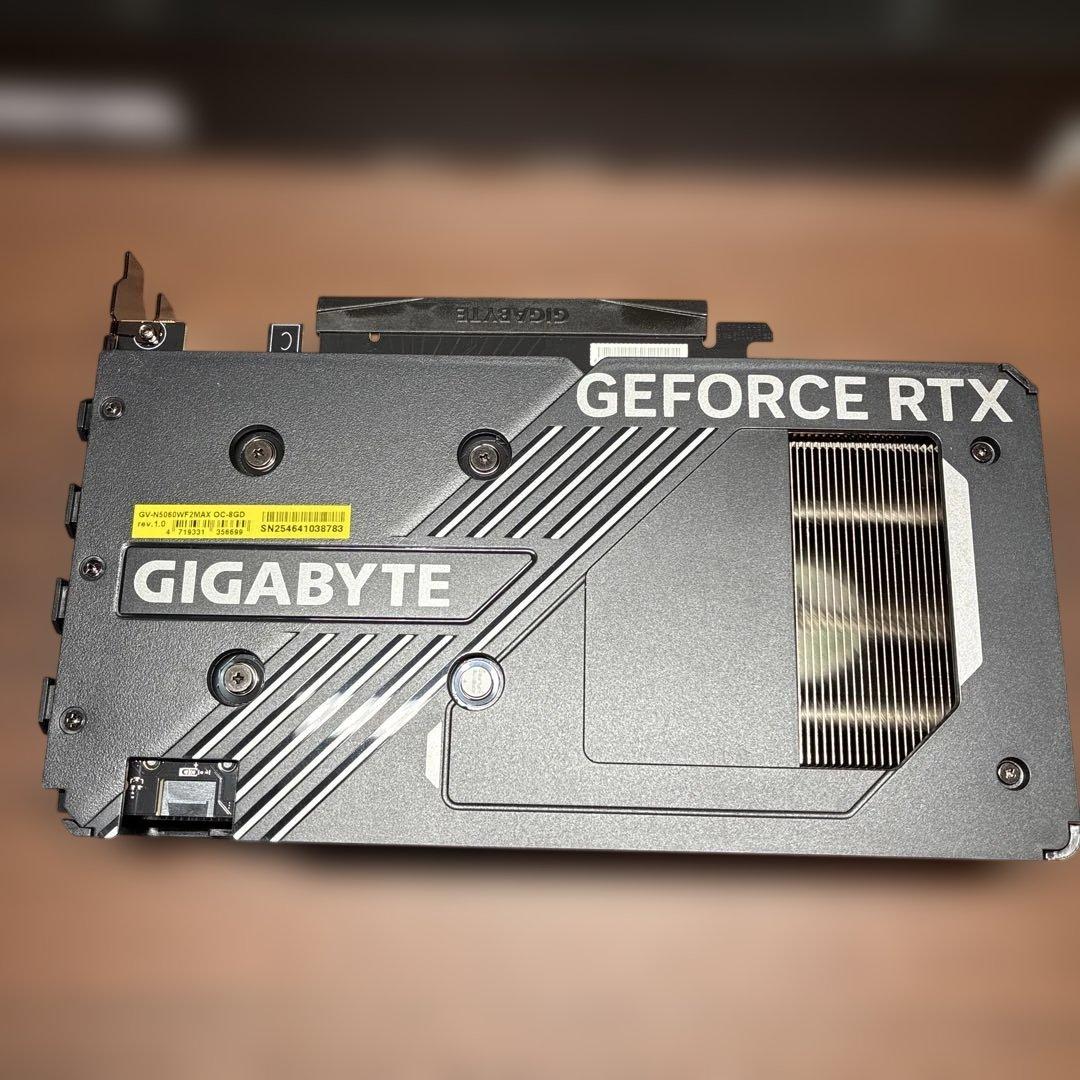 グラフィックボード・グラボ・ビデオカード RTX 5060 WINDFORCE MAX OC 8G GIGABYTE