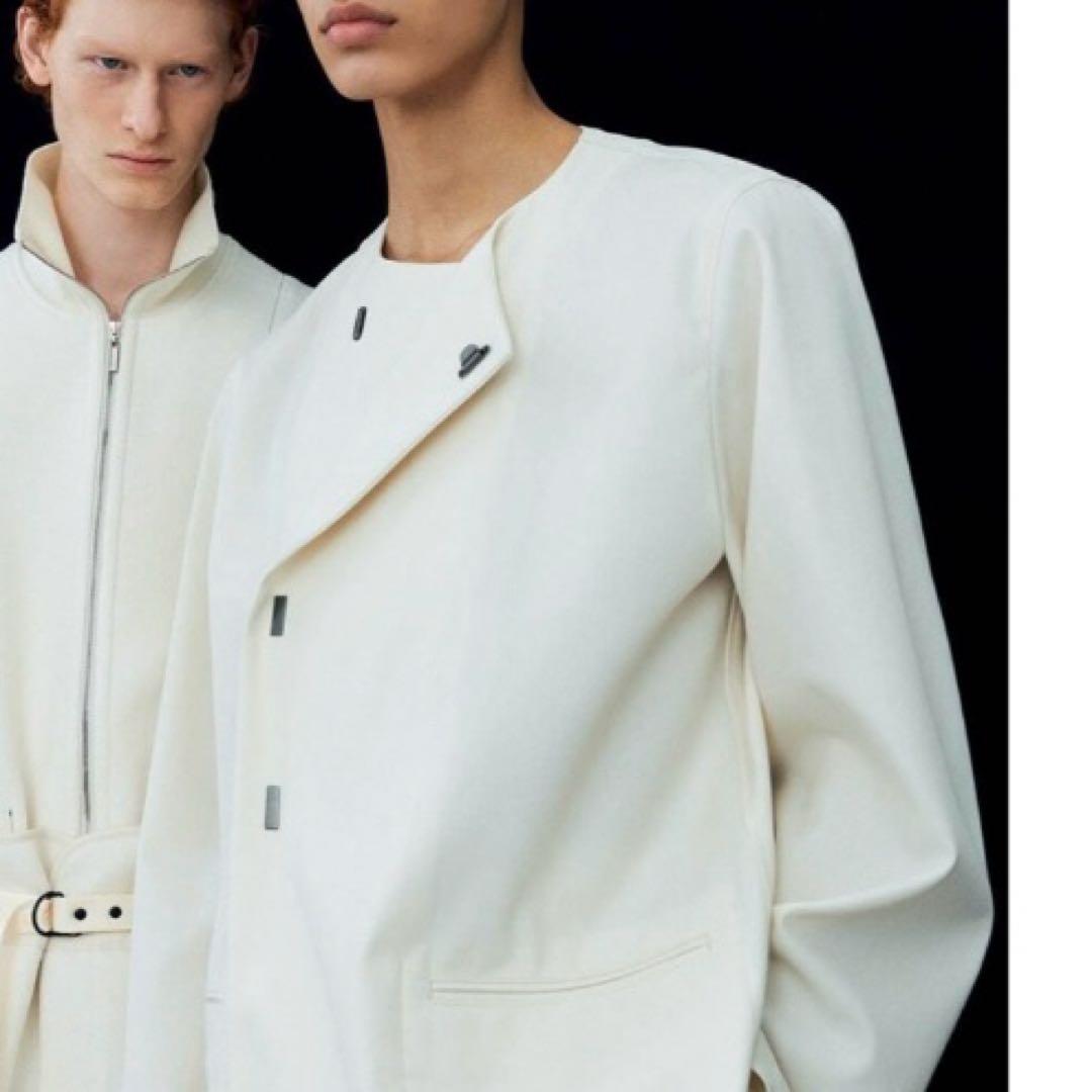 イレニサ IRENISA オフホワイト ブルゾン ジャケット コート 2