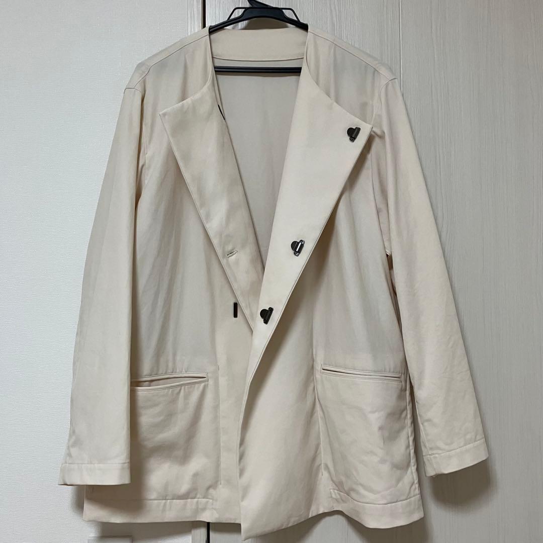 イレニサ IRENISA オフホワイト ブルゾン ジャケット コート 2