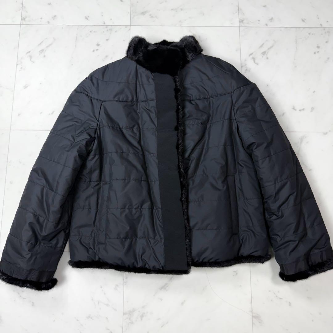 新品 ダーマコレクション コペンハーゲンファー リバーシブルショートコート 9号