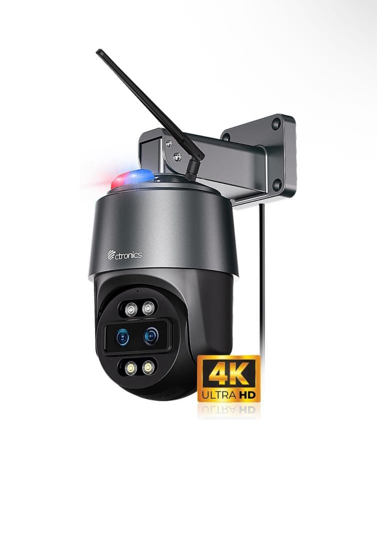 Ctronics 4K Ultra HD 10倍ハイブリッドズームカメラ