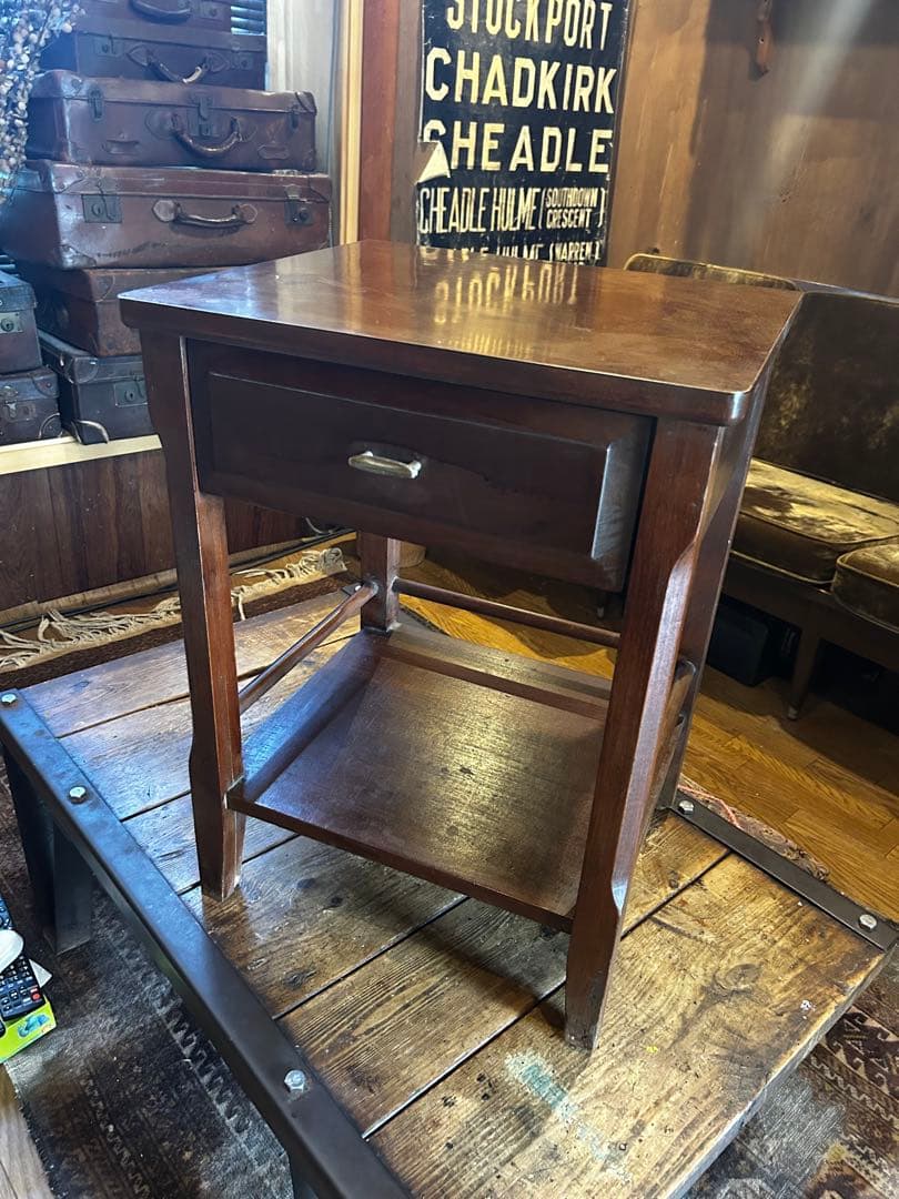 ビンテージ　サイドテーブル　ナイトテーブル　チェスト　60年代