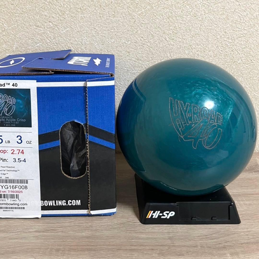 ★ボウリング★ストーム★ハイロード40★15ポンド★中古★元箱有り★