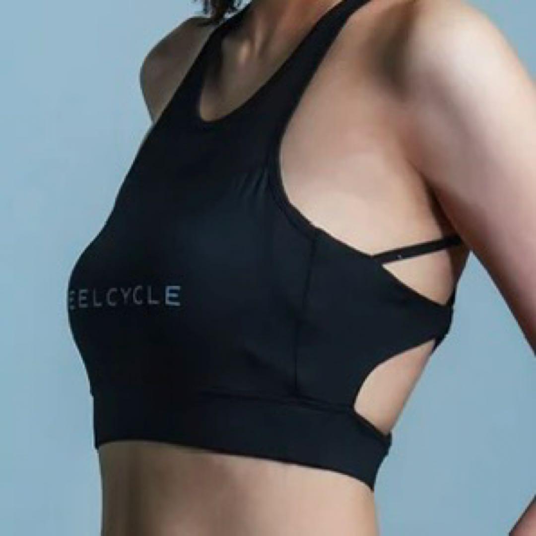 FEELCYCLE フィールサイクル　スポーツブラ M ブラック