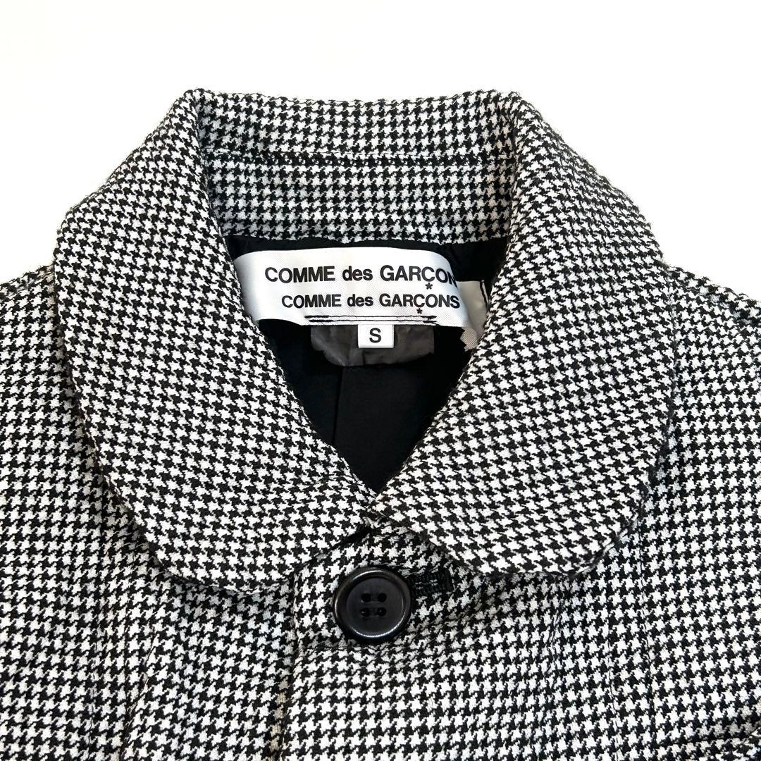 こ*ぎ様 コムデギャルソン コムコム 千鳥格子 丸襟 ジャケット サイズS AD