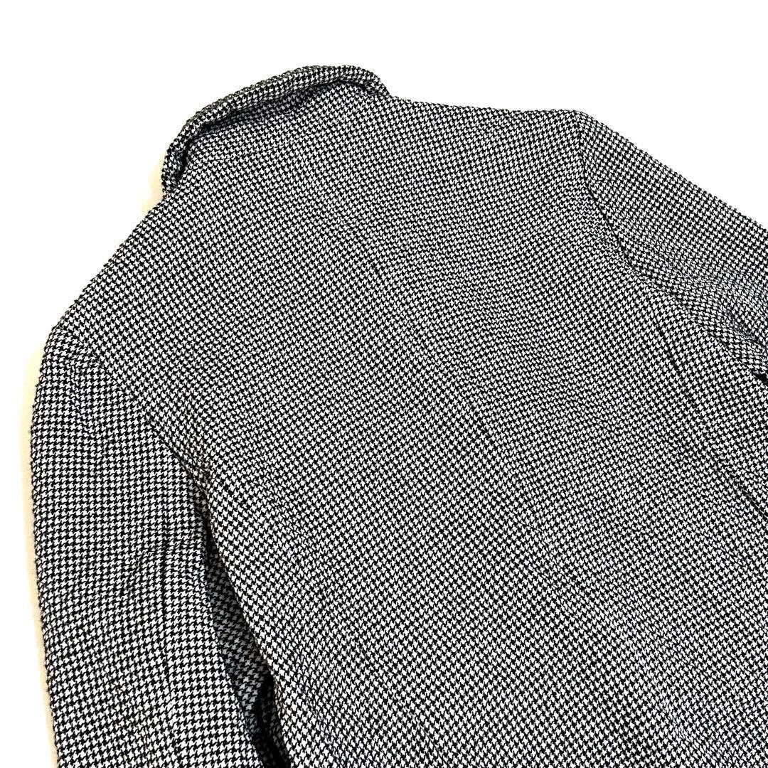 こ*ぎ様 コムデギャルソン コムコム 千鳥格子 丸襟 ジャケット サイズS AD