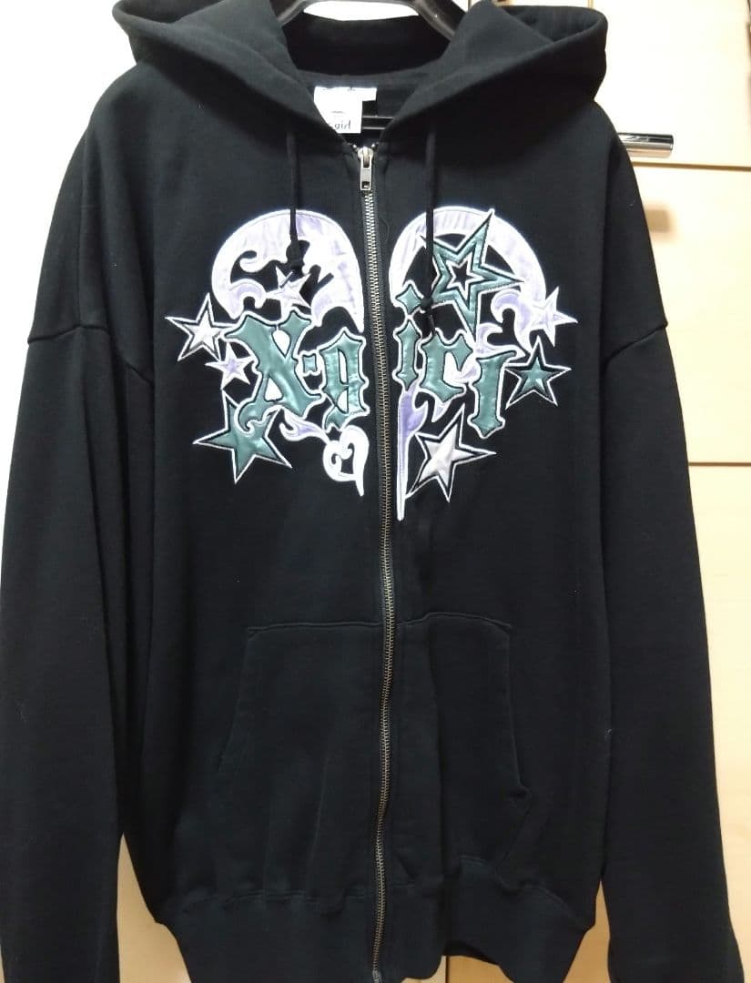 X-Girl ジップパーカー