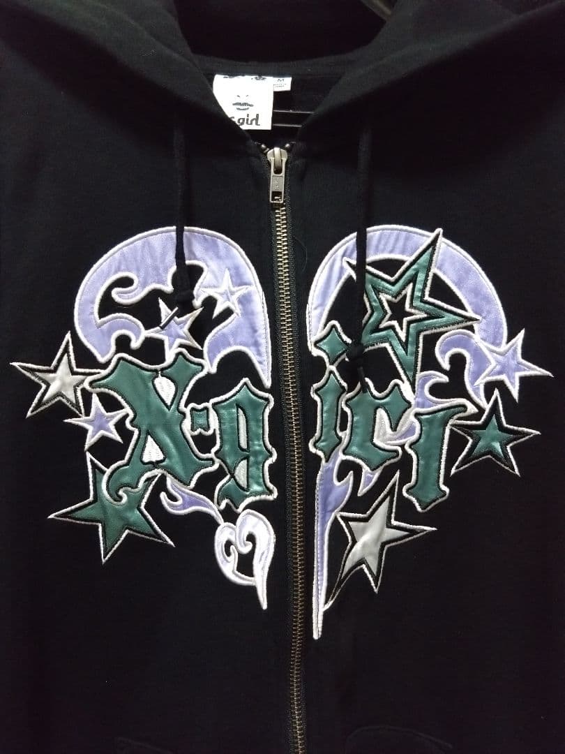 X-Girl ジップパーカー