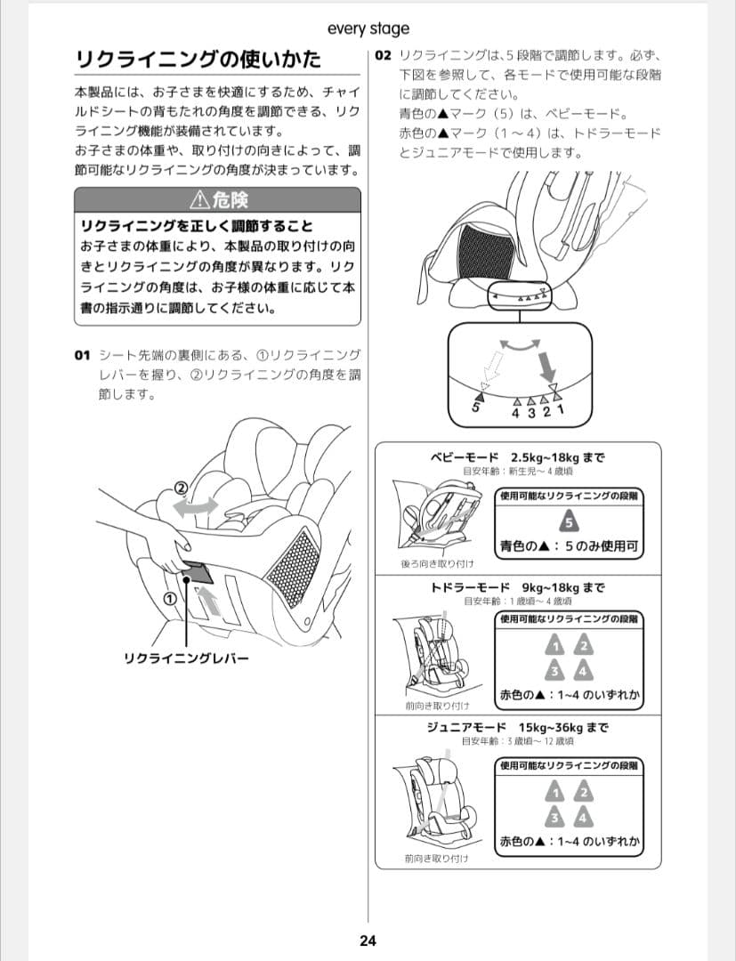 お値下げ品 【Joie Stages】 ブラックチャイルドシート